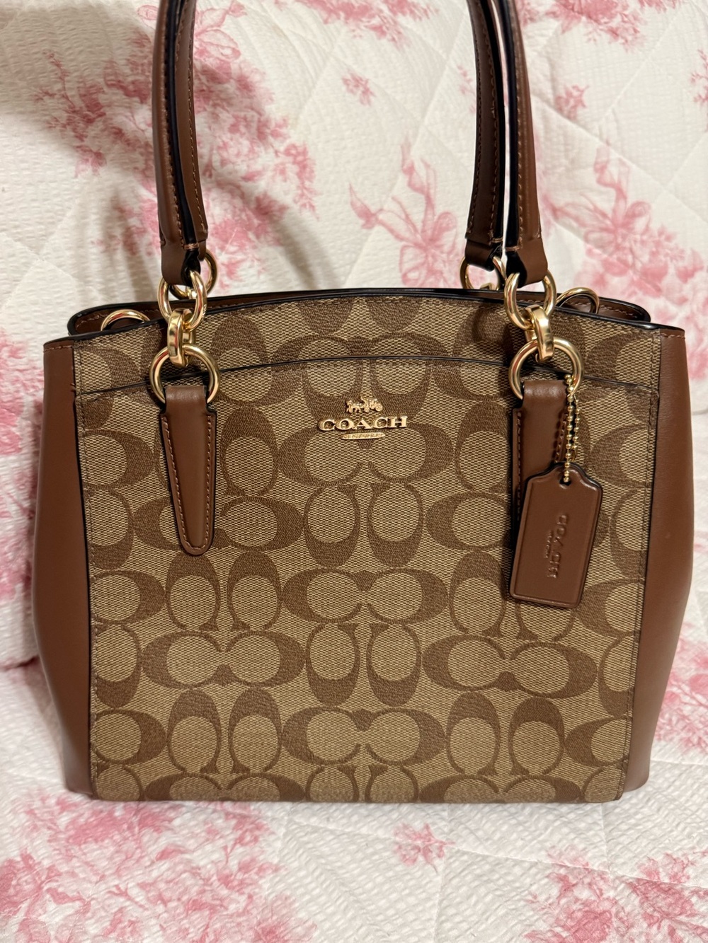 Coach Minetta Crossbody In Signature Brown Canvas Leather Monogram F39741 - Picture 2 of 10